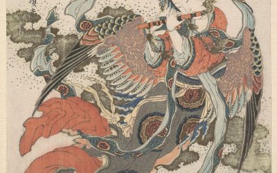 Katsushika Hokusai’s Mystical Bird Artwork