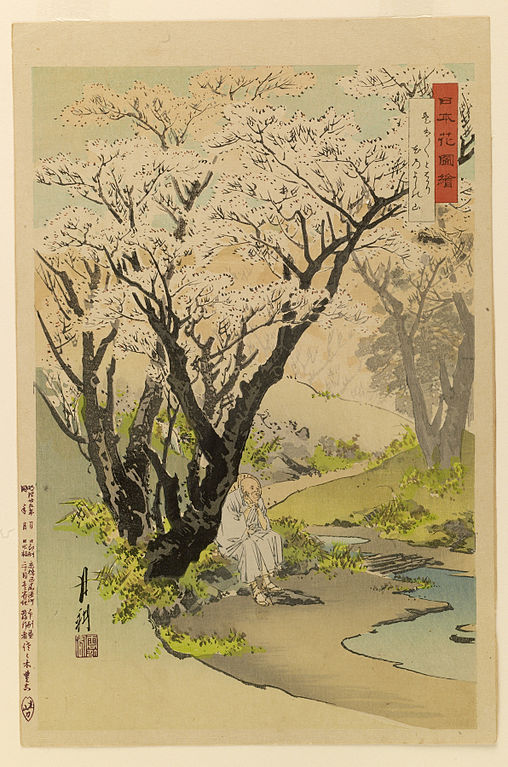 Nihon Hana Zue, ukiyoe art by Ogata Gekko