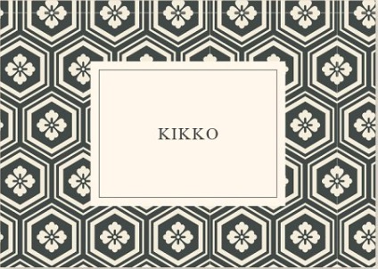 Kikko - Japanese wagara pattern