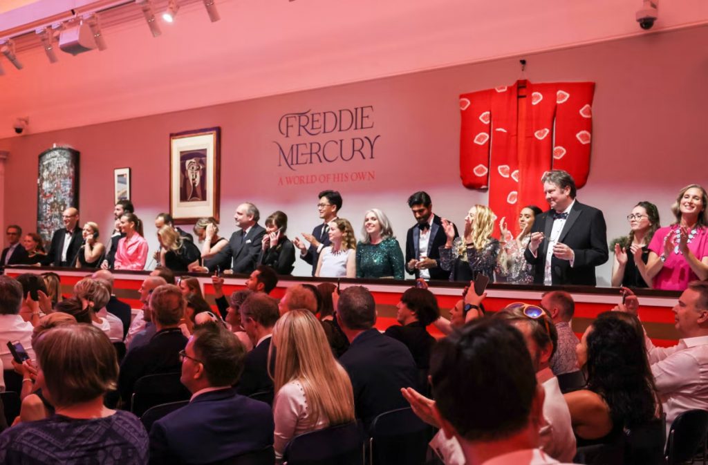 A Sotheby’s auction of the Freddie Mercury collection © Tristan Fewings_Getty Images for Sotheby's