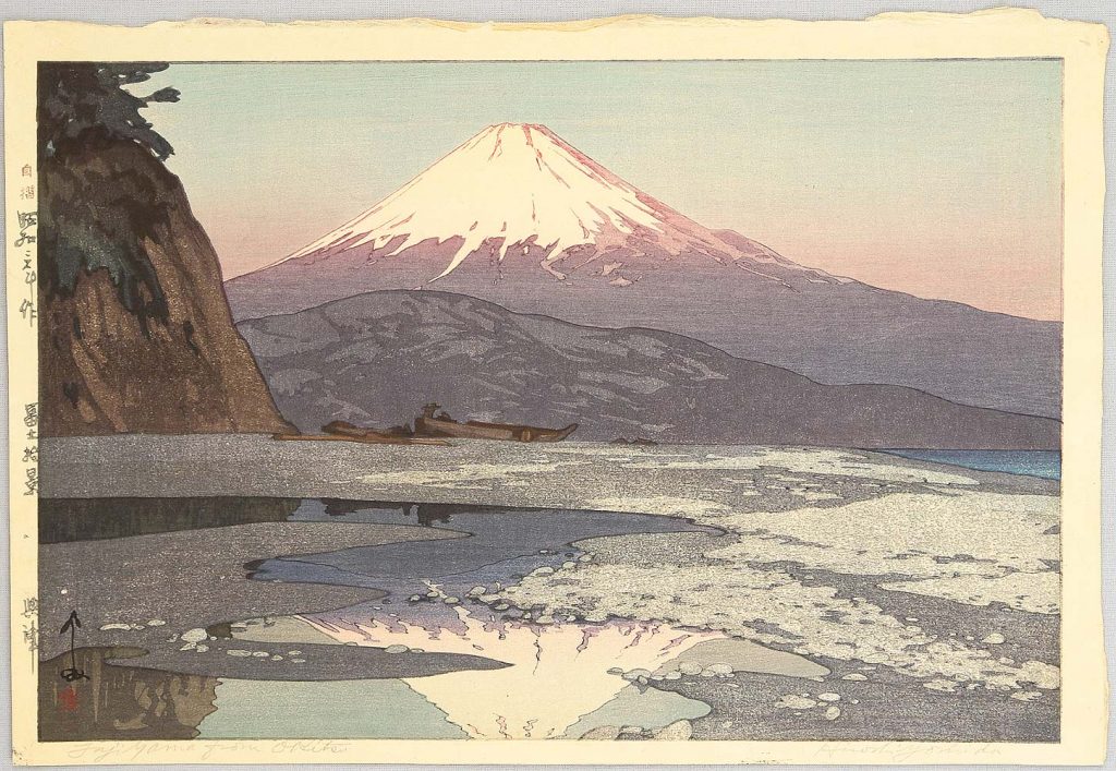 Mount Fuji from Okitsu - Hiroshi Yoshida
