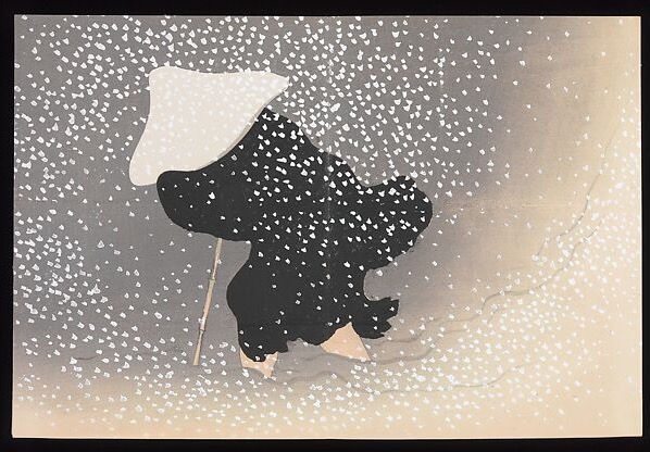 Swirling Snow by Kamisaka Sekka