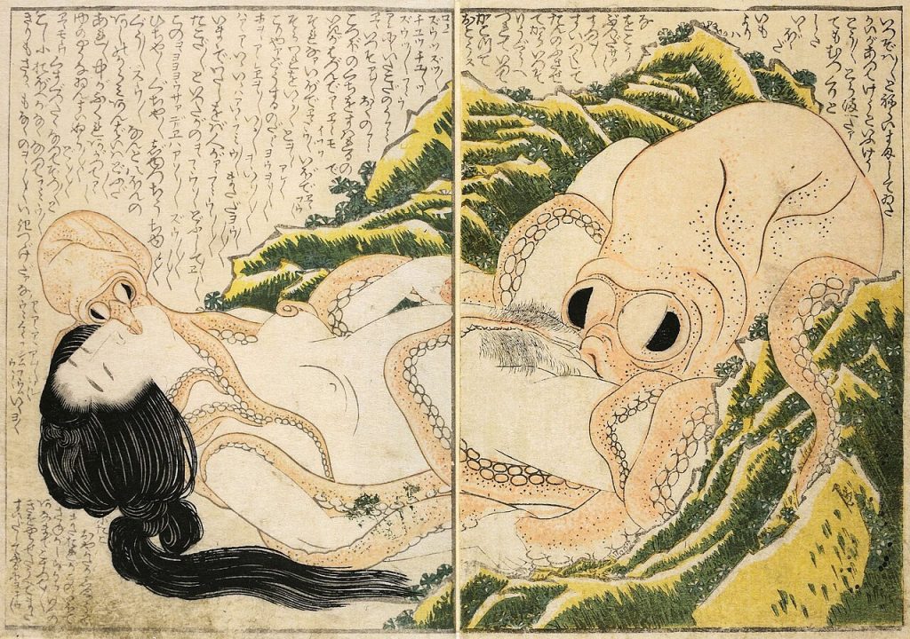 The Dream of the Fisherman's Wife - Hokusai