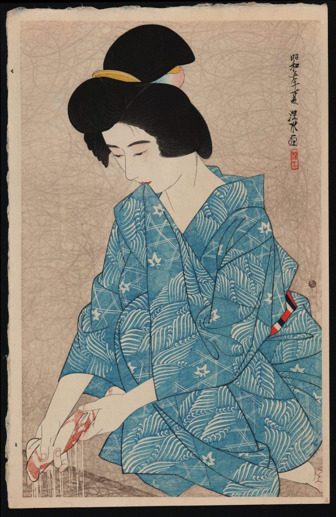 After the bath - Ito Shinsui