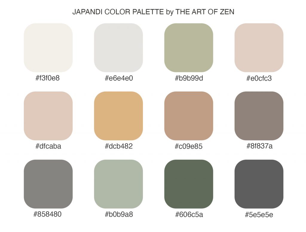 Japandi Color Palette by AOZ