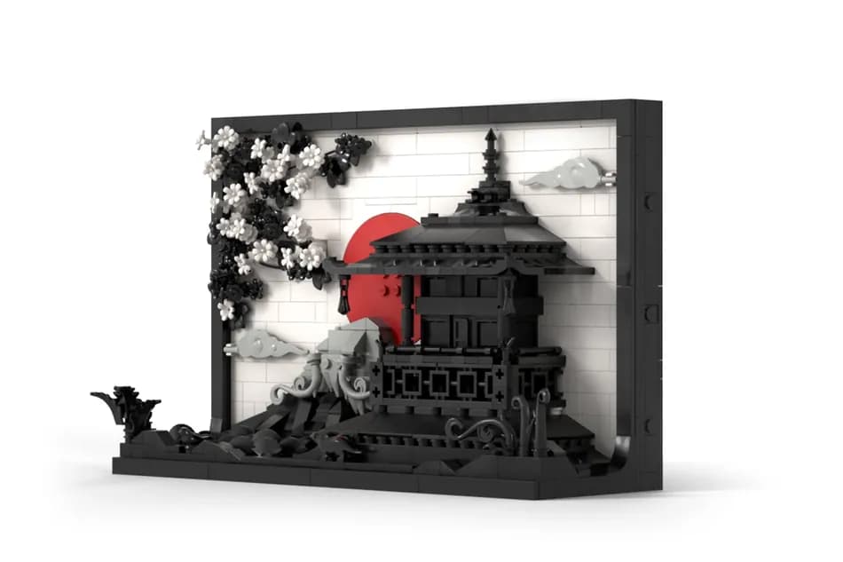 The Art of Japan Lego set Front Right view