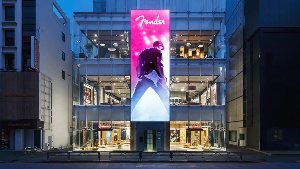 Fender Japan Flagship store in Harajuku Tokyo