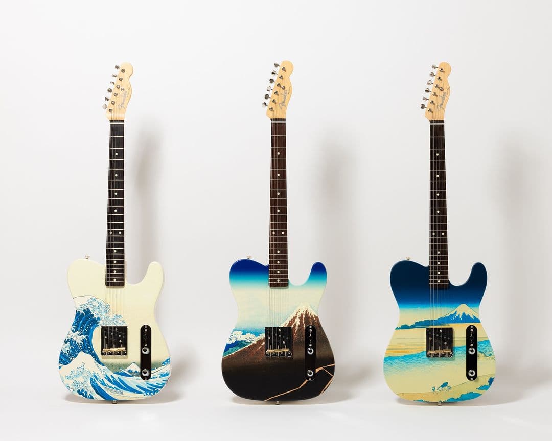 Fender's Made In Japan Art Canvas Hokusai Collection - The Art of Zen