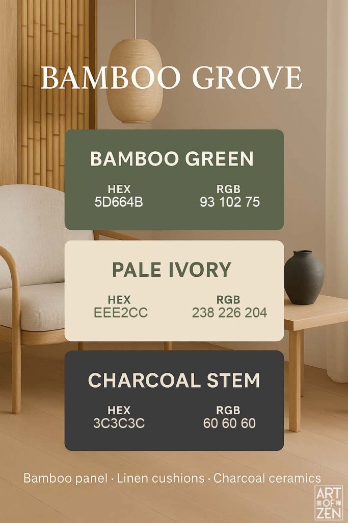 Bamboo Grove - Japandi Color Palette