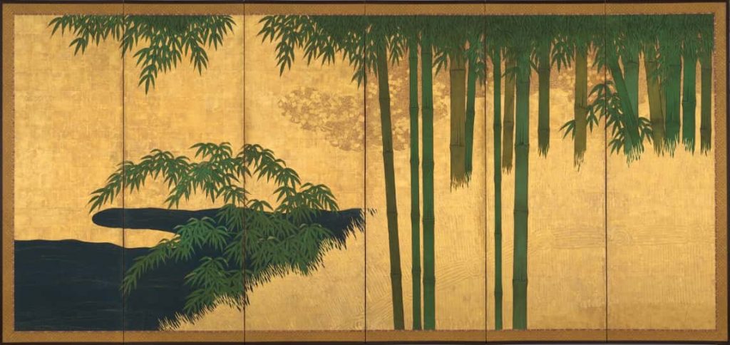 Bamboo Grove - Japanese screen - second half 17th century - The Met Museum