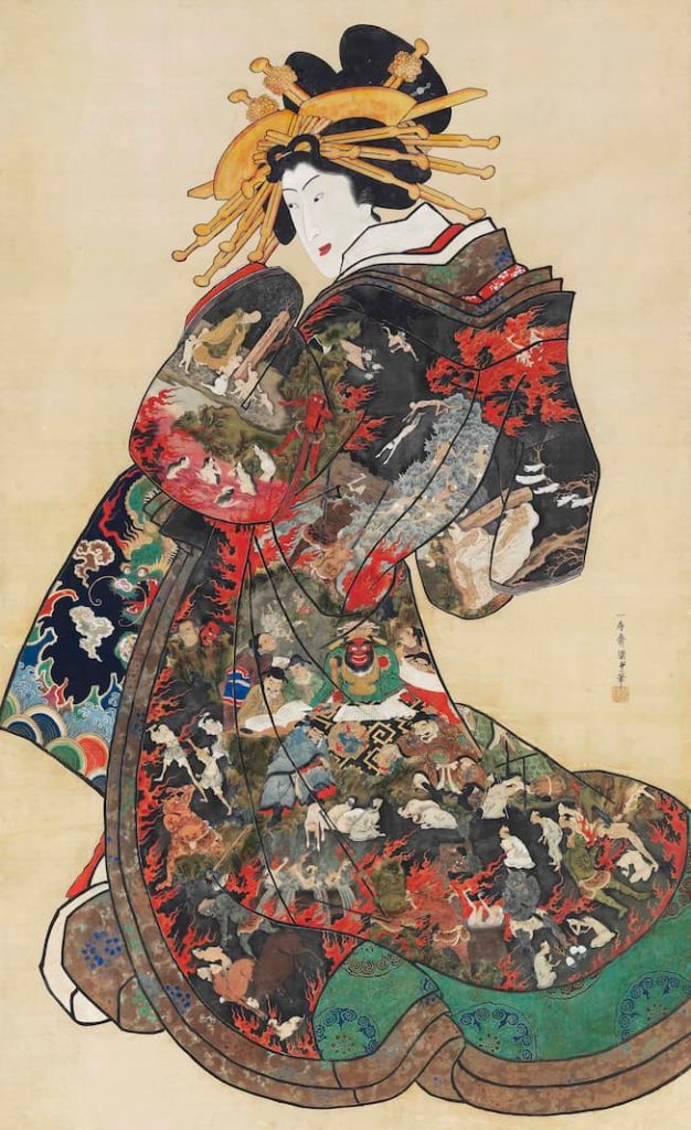 Utagawa Kunisada II, Hell Courtesan (Jigoku Dayu), late 1850s