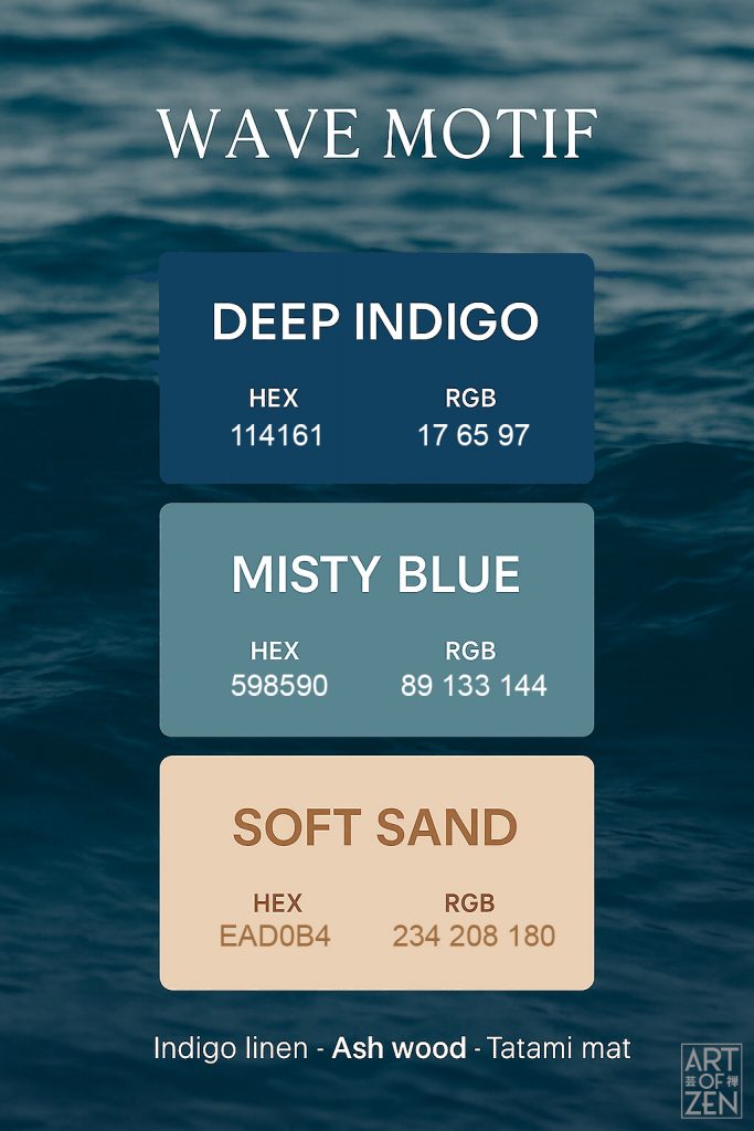 Wave Motif - Japandi Color Palette - AOZ