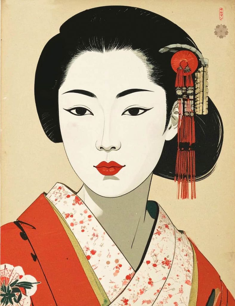 Grace of Geisha Artwork - The Art of Zen