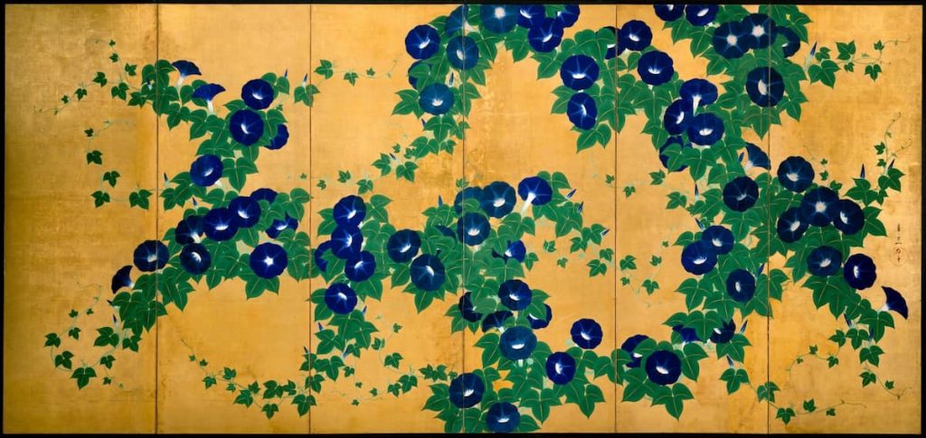 Morning Glories - Suzuki Kiitsu, early 19th century