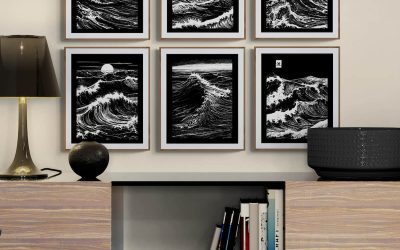 Nami no Uta: A Black & White Ode to the Waves